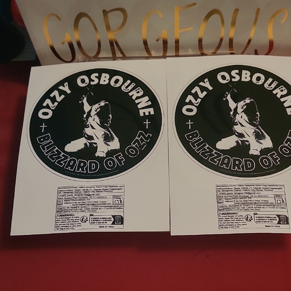 ozzy Ozbourne Other - Ozzy Osbourne Blizzard of Ozz Vinyl Decal